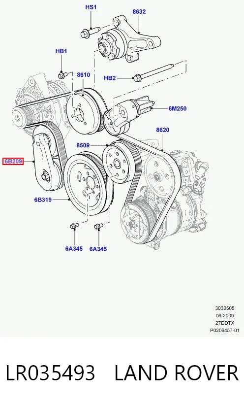 LR035493 Land Rover