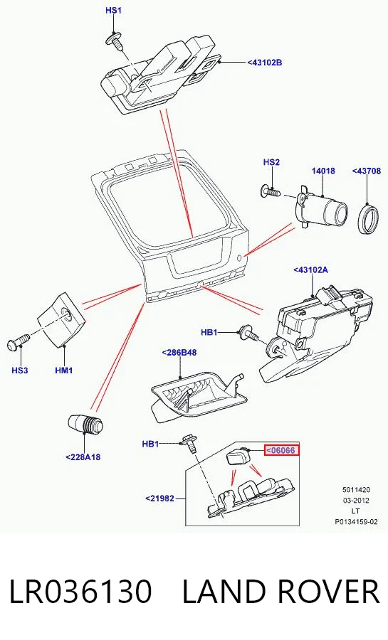 LR036130 Land Rover