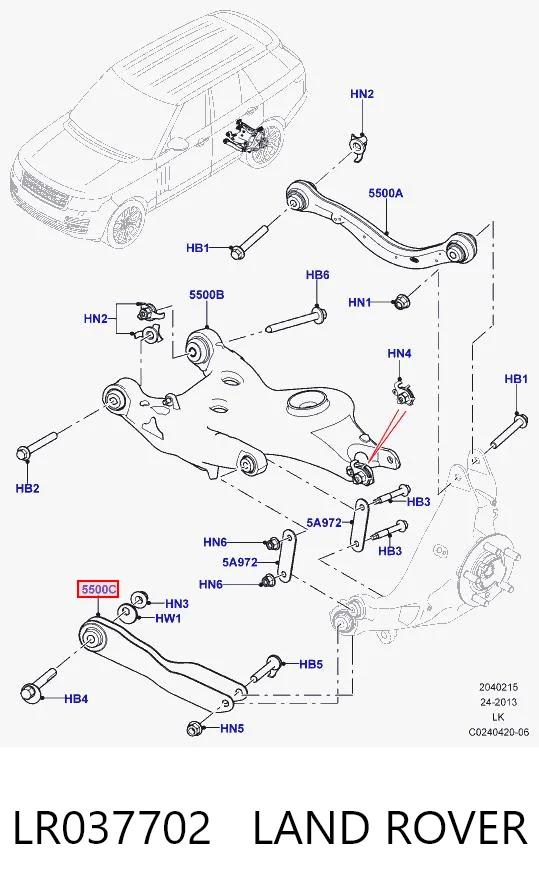 LR037702 Land Rover