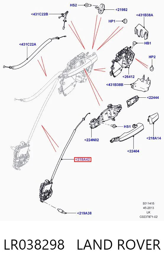 LR038298 Land Rover