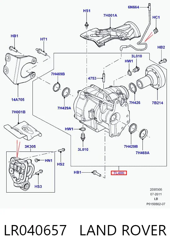  Caixa de transferência Land Rover Freelander II SUV (L359) (2006 - 2014) II