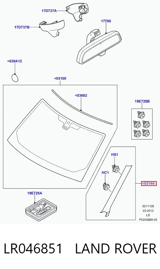 LR046851 Land Rover