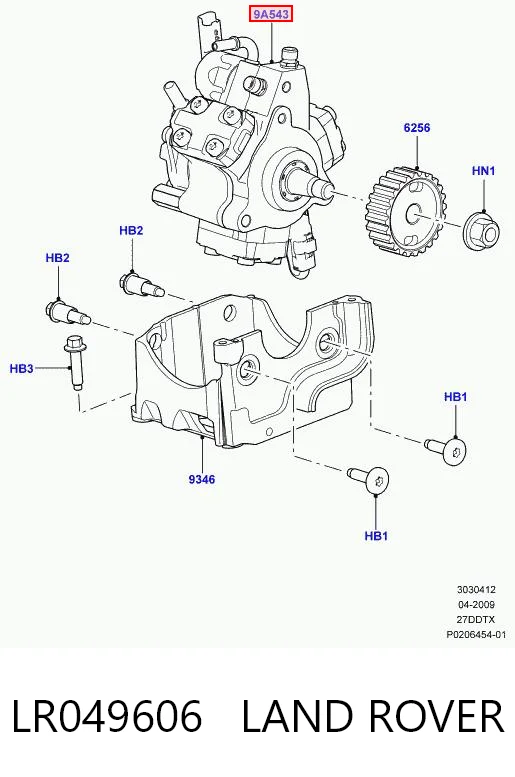 Bomba de combustível de pressão alta 5WS40273 Continental/Siemens