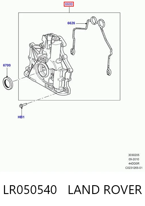 Bomba de óleo para Land Rover Range Rover III L322