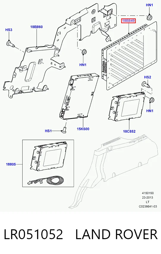 Reforçador do som de sistema de áudio Land Rover EW9319C164AB preço, a partir de 386,67 USD