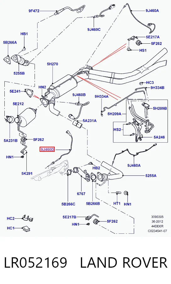 LR052169 Land Rover