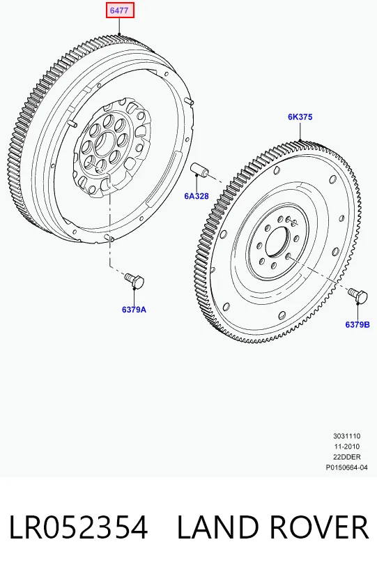 Volante de motor para Land Rover Freelander II L359