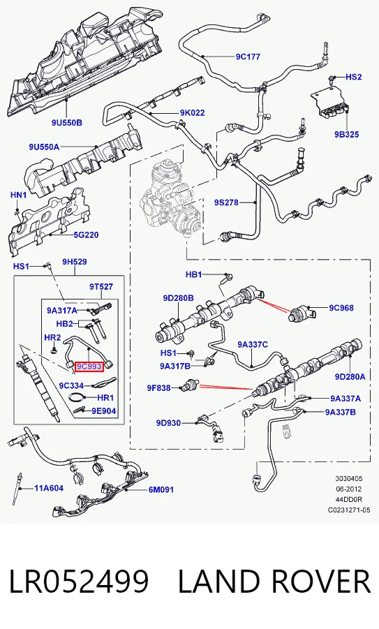 LR052499 Land Rover