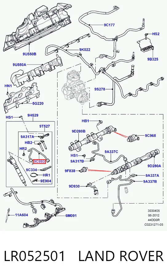 LR052501 Land Rover