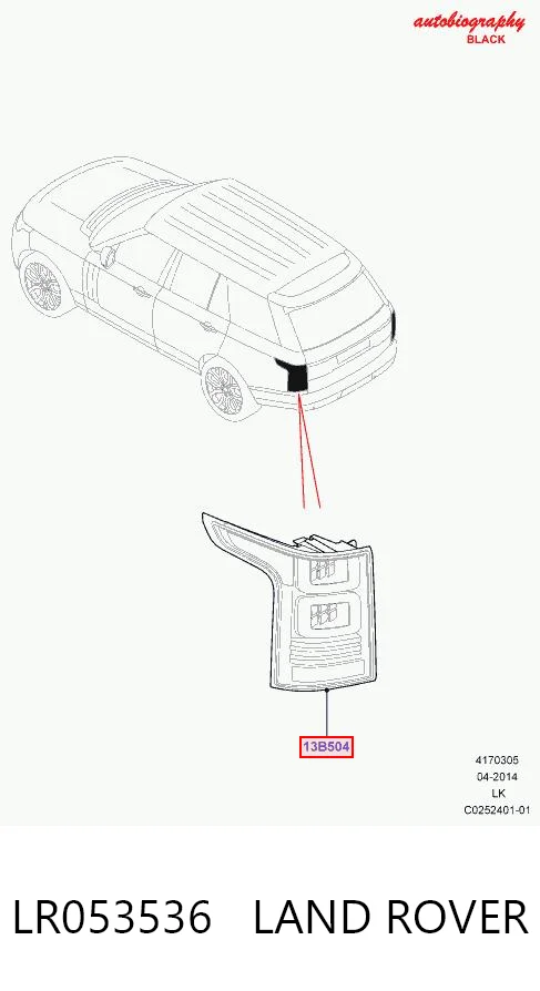 LR053536 Land Rover