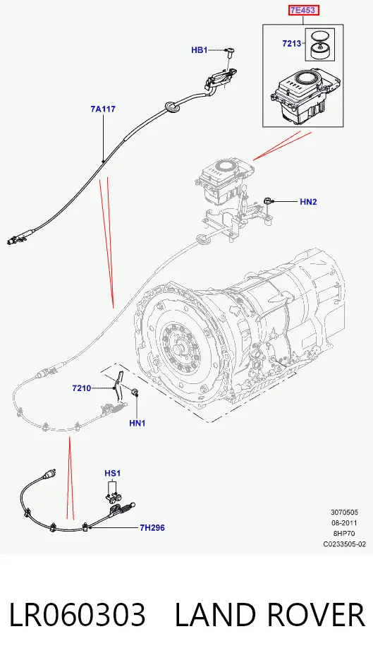 Mecanismo de mudança (ligação) Land Rover Range Rover III L322 ao melhor preço