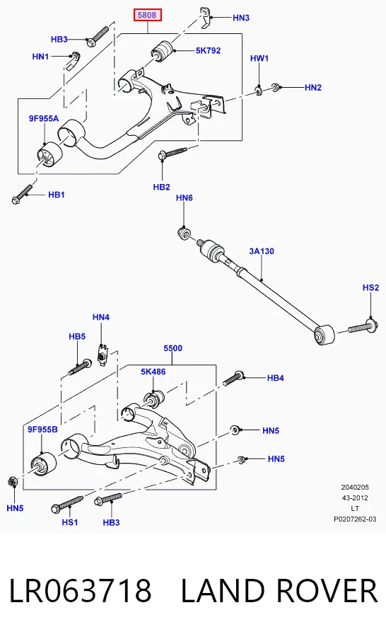 LR063718 Land Rover