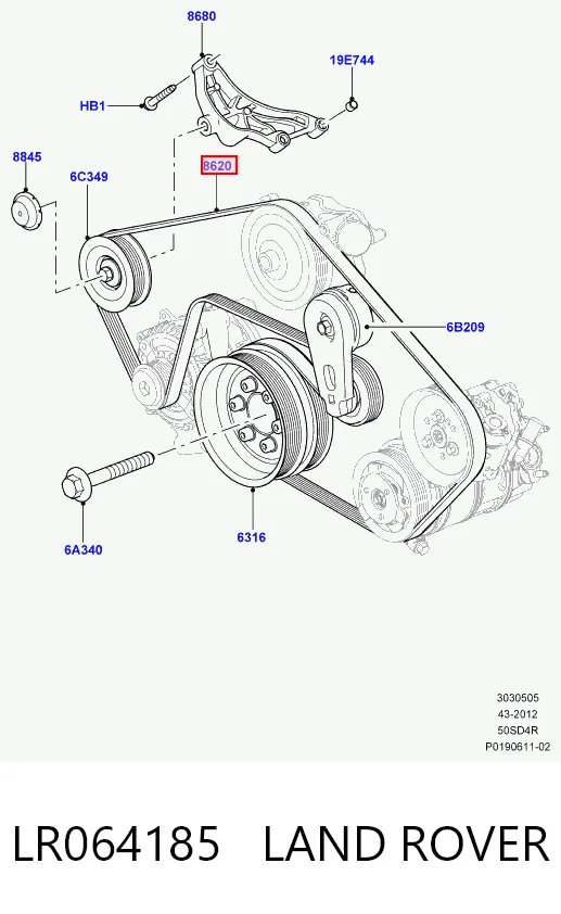 LR064185 Land Rover