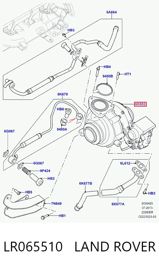Turbina Ford LR065510 preço, a partir de 607,82 USD