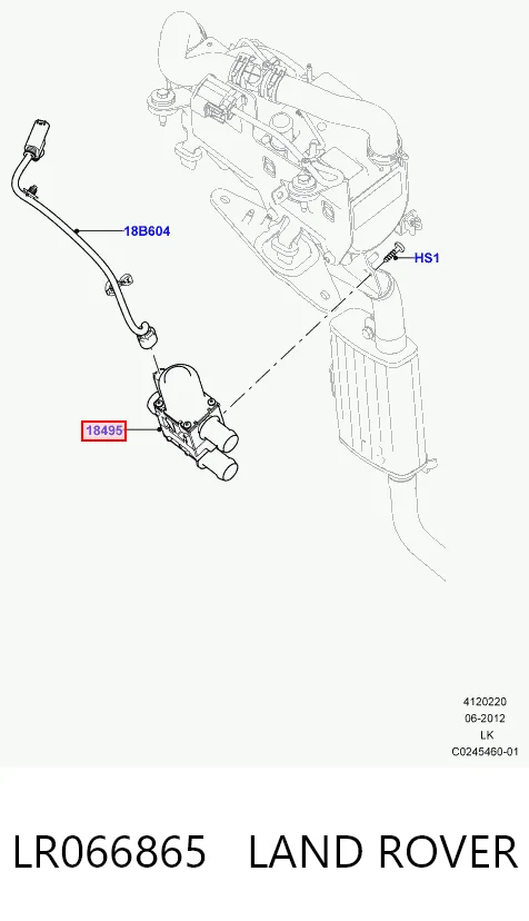 31322093 Volvo Válvula de regulação do fluido de esfriamento