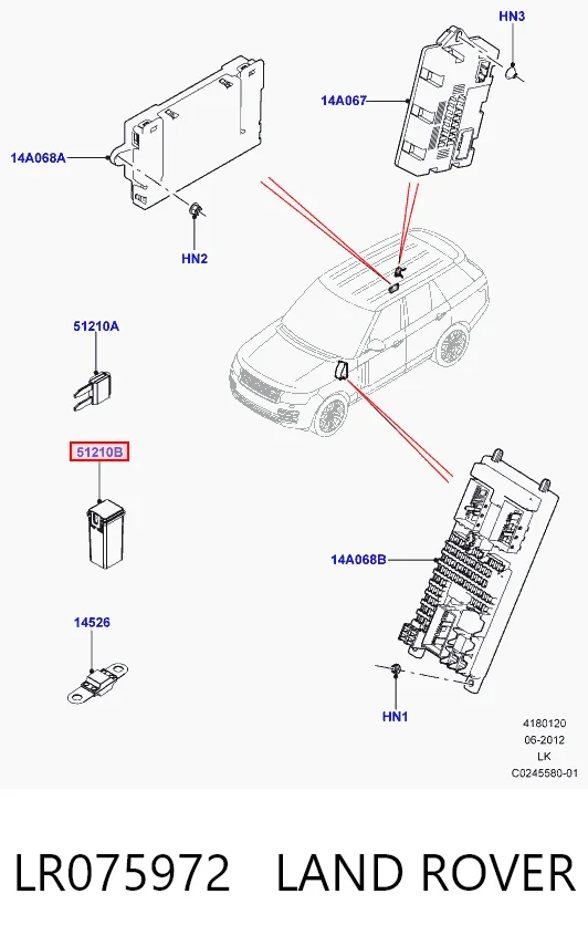 LR075972 Land Rover