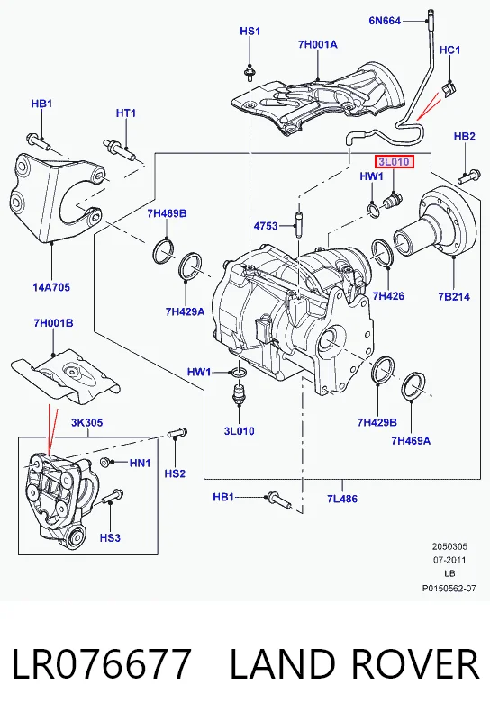 LR076677 Land Rover