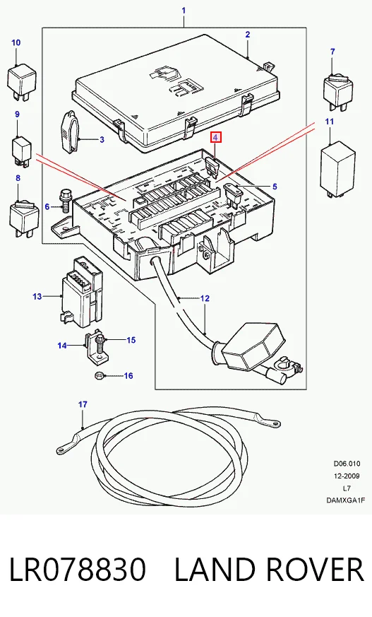 Dispositivo de segurança Bomag 5751100 preço, a partir de 2,07 USD