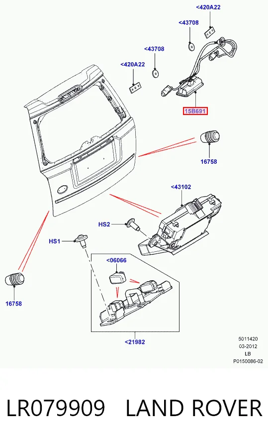 LR079909 Land Rover