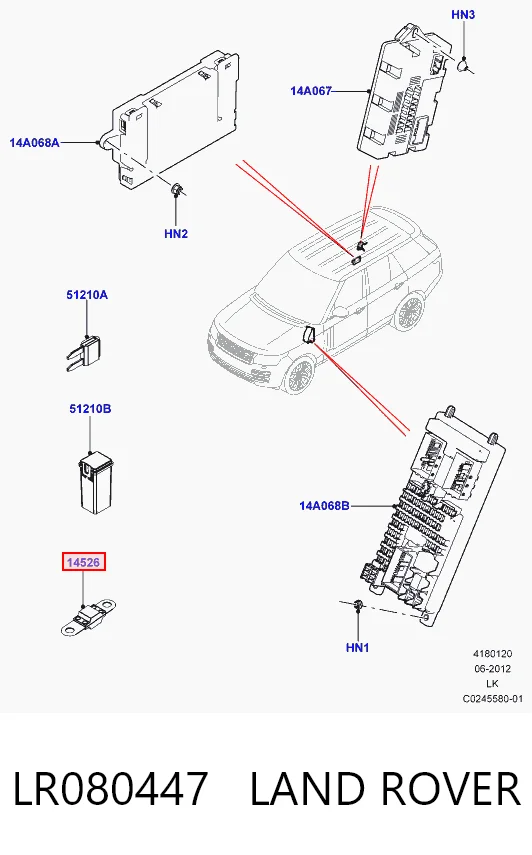 LR080447 Land Rover