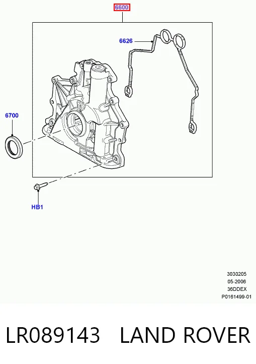 Bomba de óleo Land Rover Range Rover III L322
