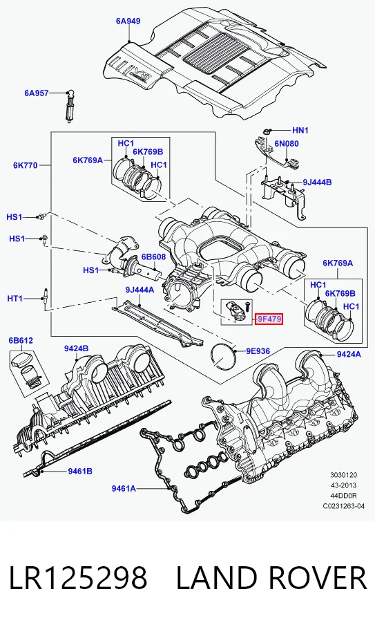  Land Rover AL3Q9F479AA preço, a partir de 251,54 USD