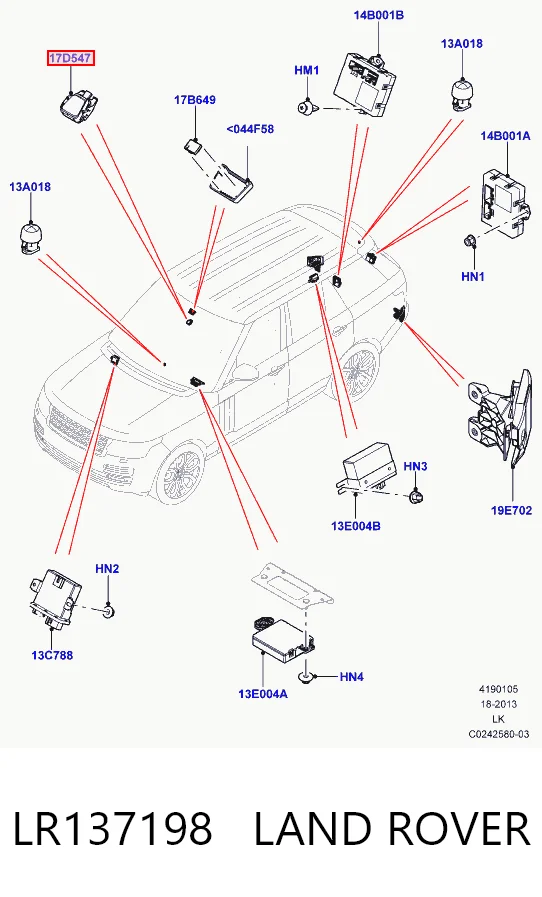 LR137198 Land Rover