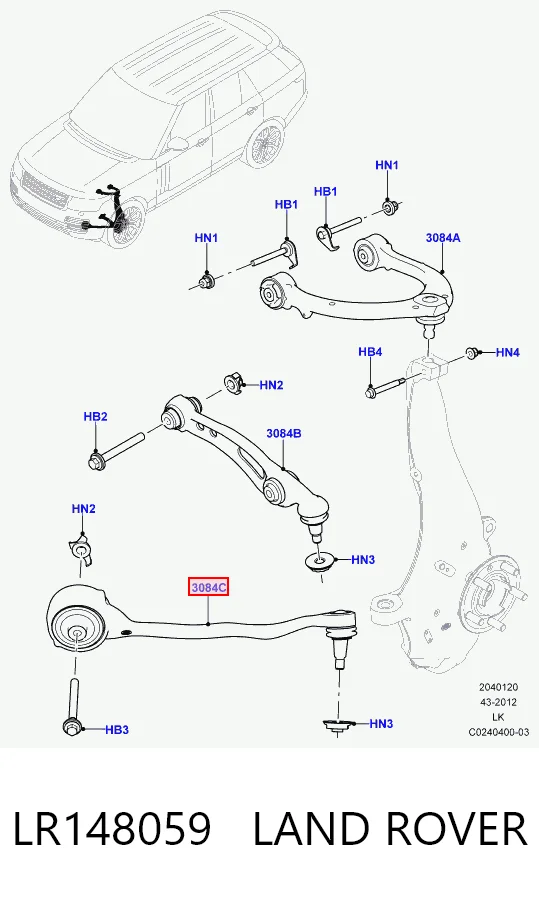 LR148059 Land Rover