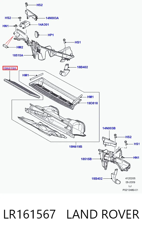 LR161567 Land Rover