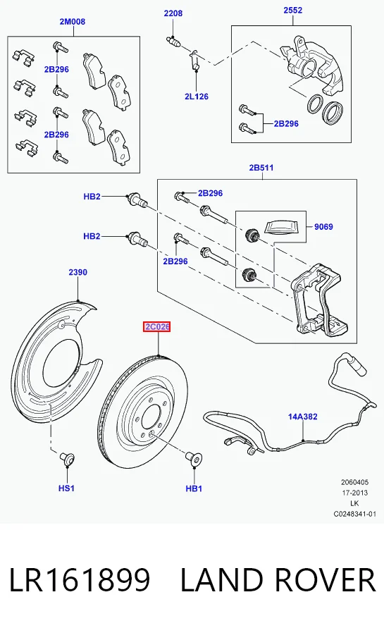 LR161899 Land Rover