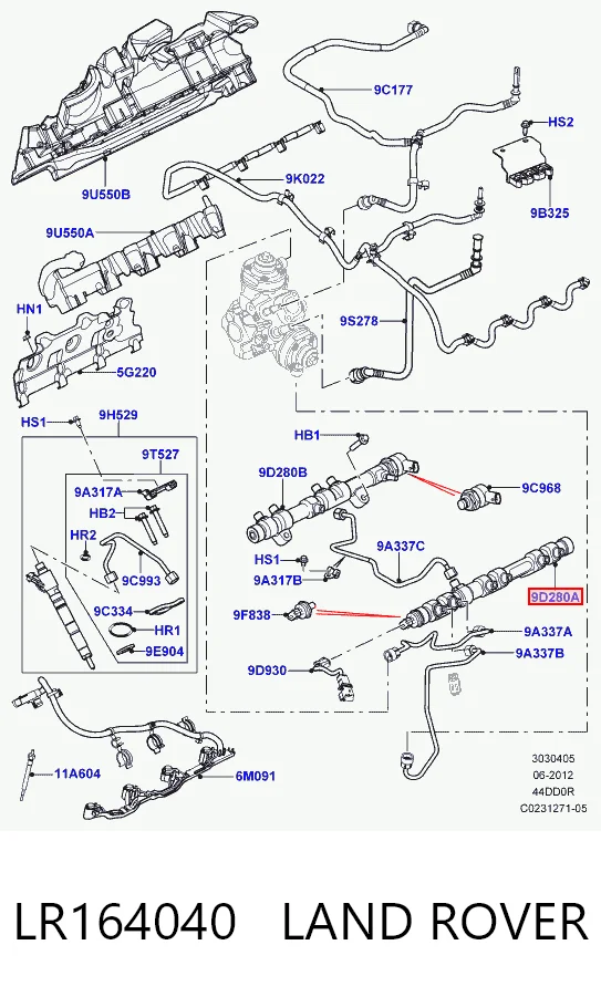 LR164040 Land Rover