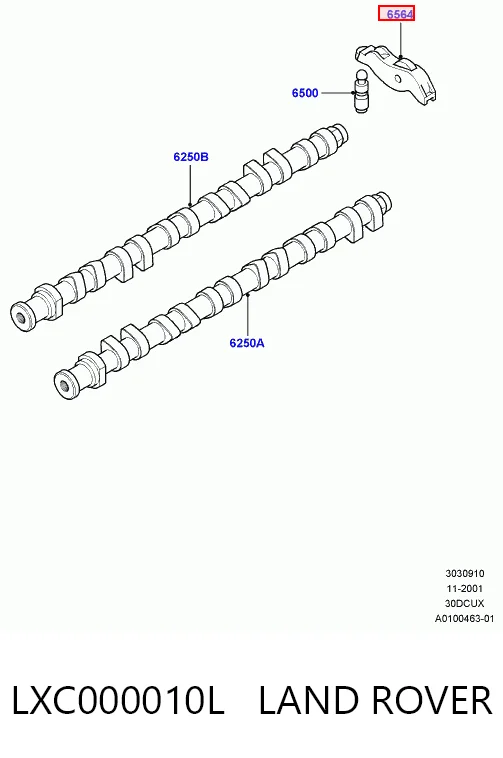 Balanceiro de válvula (balanceiro de válvulas) para BMW 5  E60