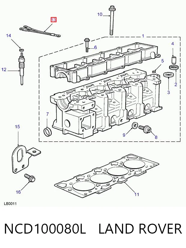 NCD100080L Land Rover