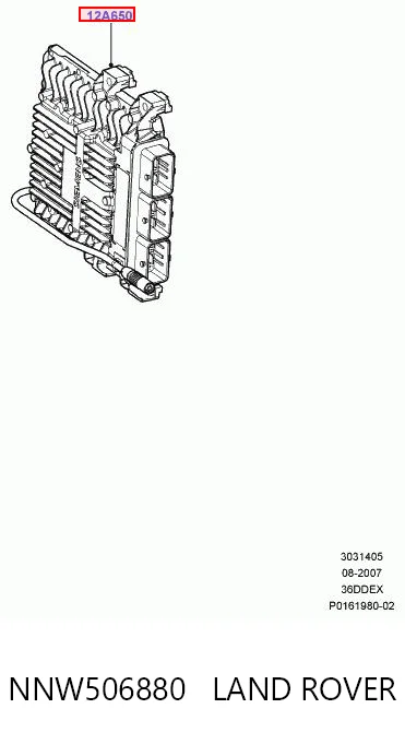 Módulo de direção (Centralina eletrônica) de motor para Land Rover Range Rover III L322