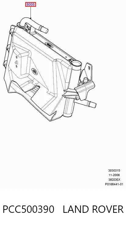 PCC500390 Land Rover