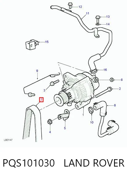 PQS101030 Land Rover