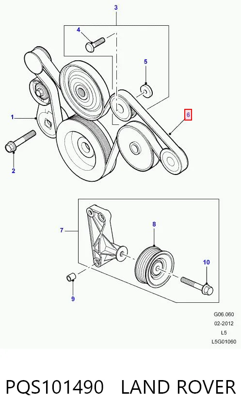 PQS101490 Land Rover