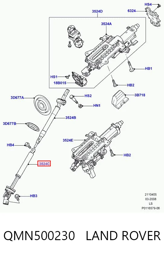 Veio da coluna de direção inferior Toyota 4526044041 preço, a partir de 102,15 USD