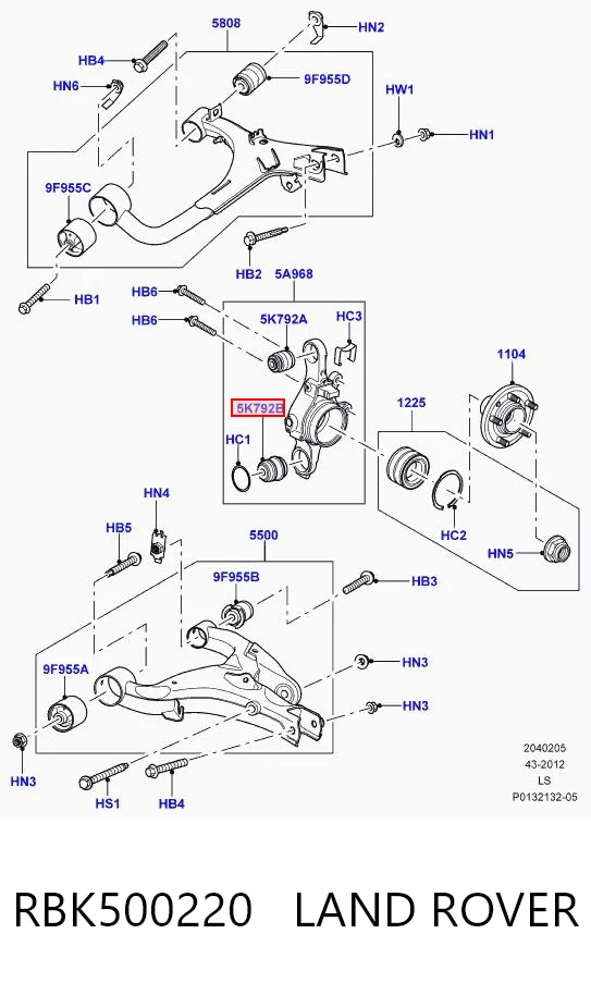 RBK500220 Land Rover