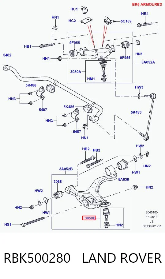 RBK500280 Land Rover