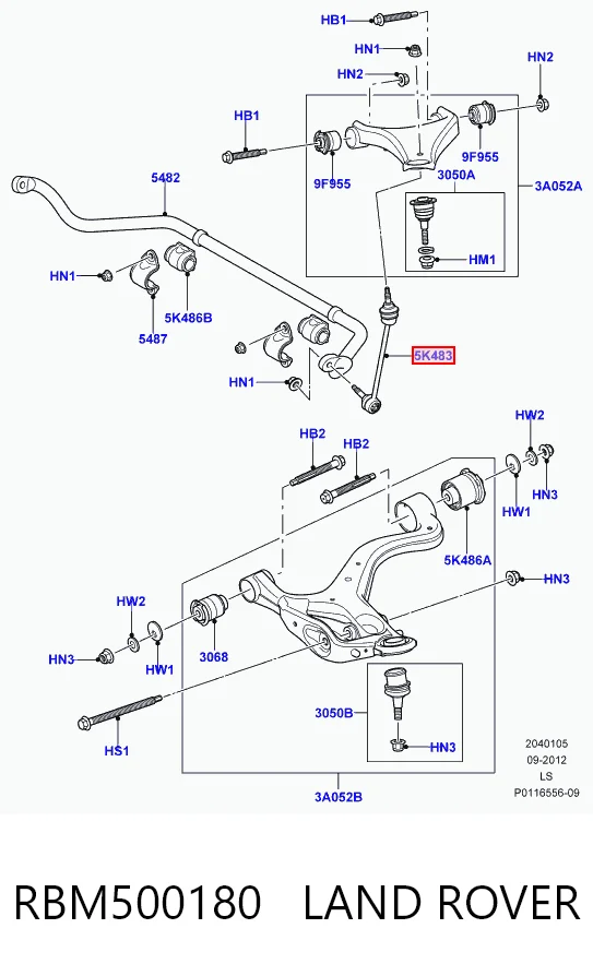 RBM500180 Land Rover