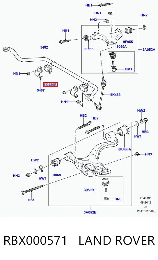RBX000571 Land Rover
