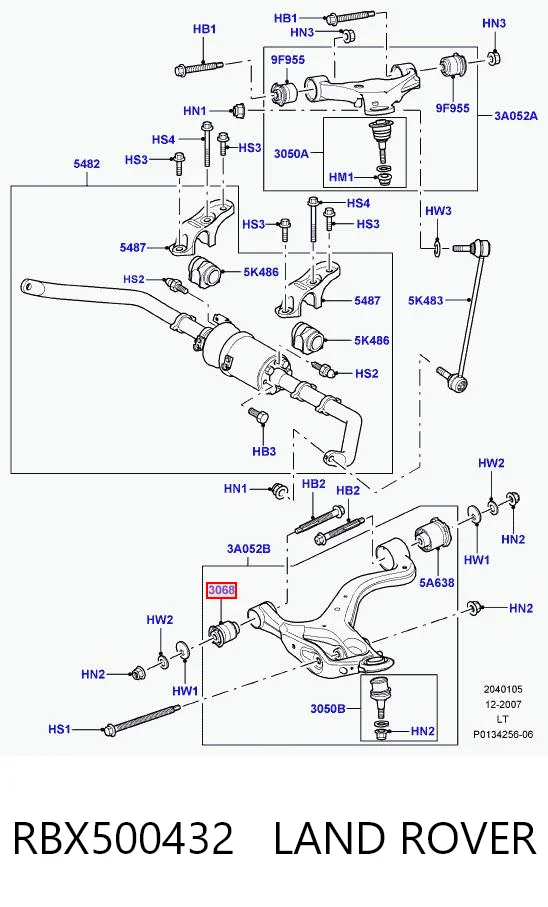 RBX500432 Land Rover