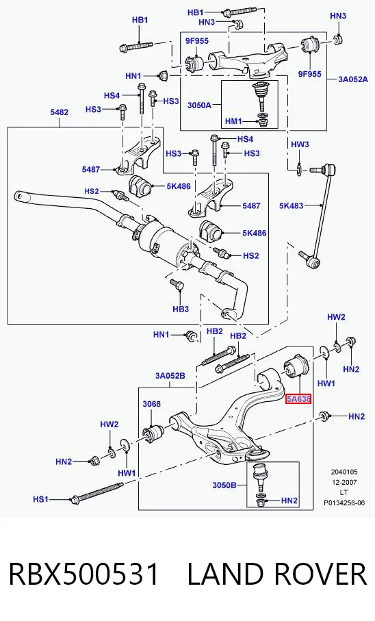 RBX500531 Land Rover