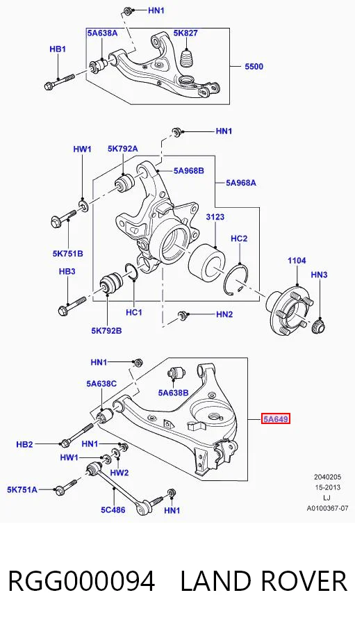 RGG000094 Land Rover
