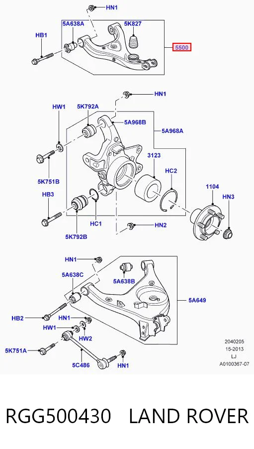 RGG500430 Land Rover