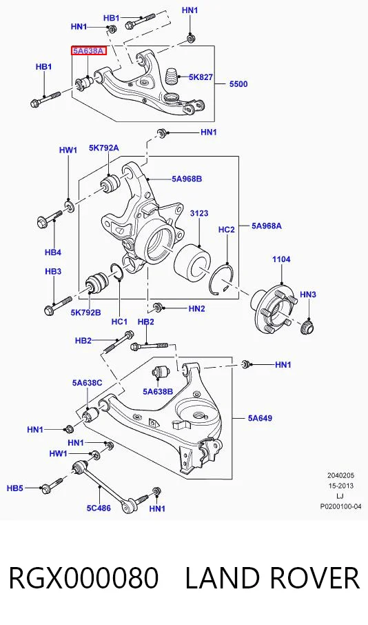 RGX000080 Land Rover