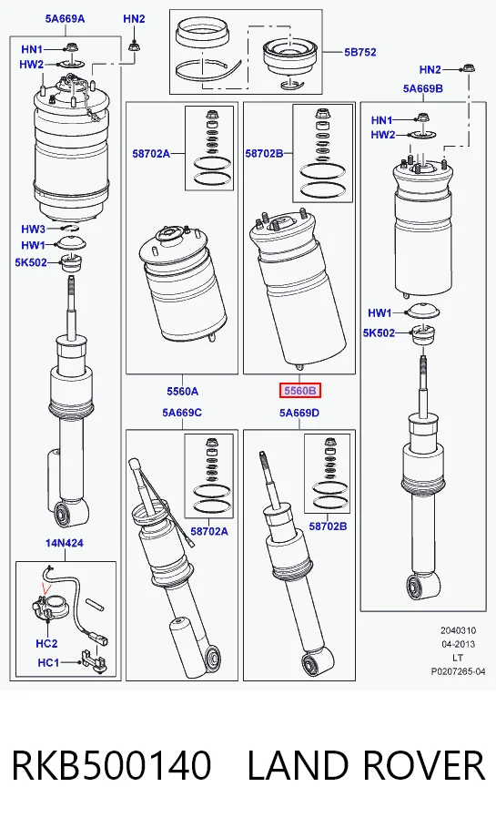 Compre REC28AS0528 Amity AP Coxim pneumático (suspensão de lâminas pneumática) do eixo traseiro