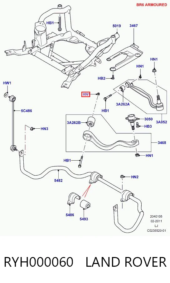 RYH000060 Land Rover