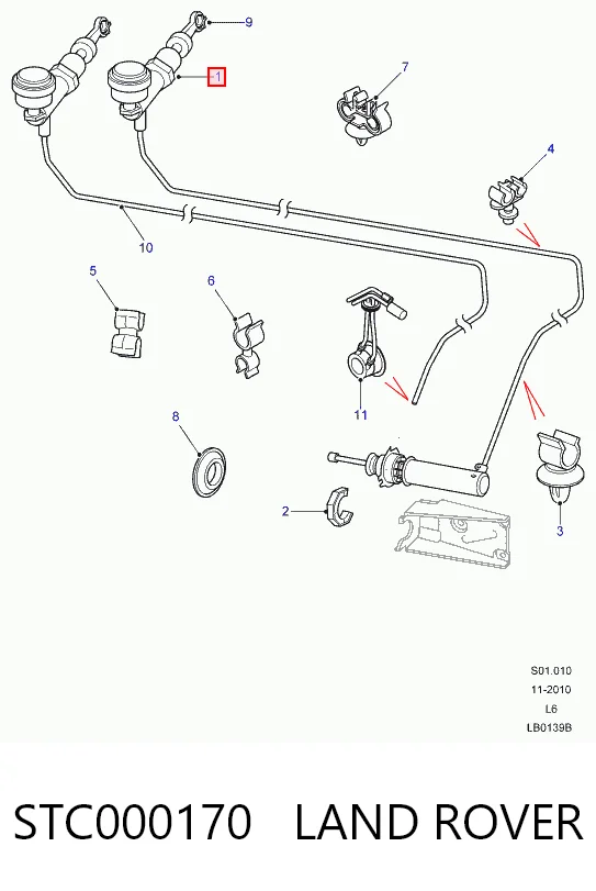 Cilindro mestre de embraiagem Rover STS100040 preço, a partir de 89,69 USD